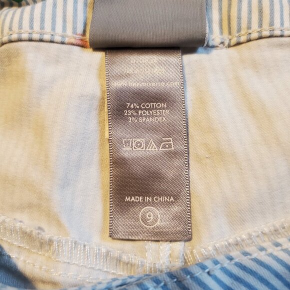 Studio Ghibli Ponyo Striped High-Waist Anime Her Universe Shorts - Picture 5 of 5